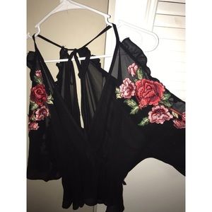 Spandex blouse